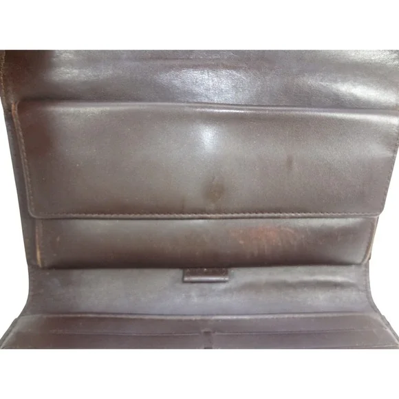 Louis Vuitton Vernis Sarah Wallet Burgundy Patent Leather-zip broken for rehab - Picture 6 of 12